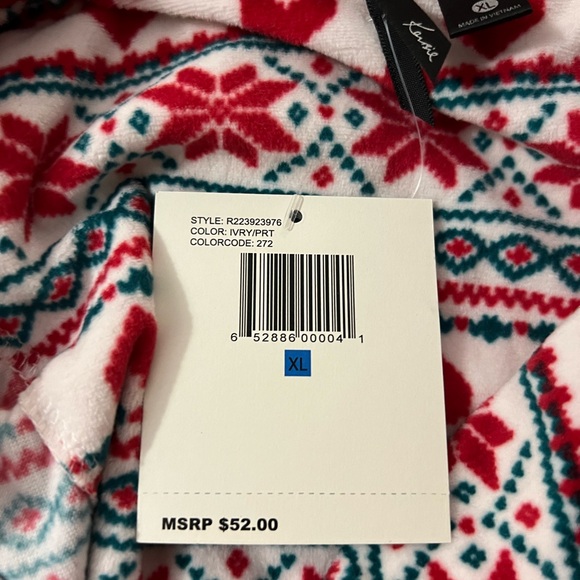 Kensie new with tags micro fleece shirt size xl - Picture 3 of 7